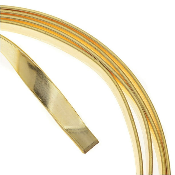 14 Ga Solid Yellow Brass Jewelry & Craft Wire HALF HARD 5.5 Ft. Coil / 1 Oz 14 Ga Solid Yellow Brass Jewelry & Craft Wire HALF HARD 5.5 Ft. Coil / 1 Oz